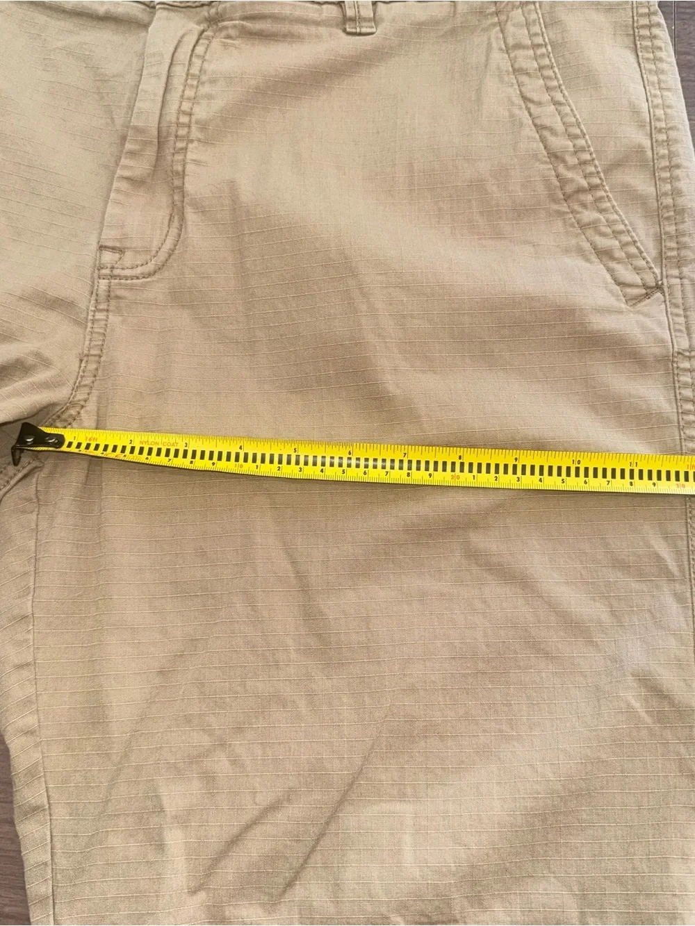 Weather Proof Flex Shorts Mens *40 Khaki Utility Trail Outdoor Hiking Ripstop